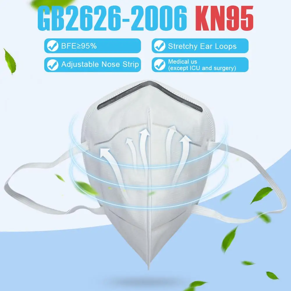 20pcs N95 5 Layers Mask Bacteria proof Anti Infection KN95 Masks Particulate Mouth Respirator Anti PM2.5 Safety Protective Mask
20pcs N95 5 Layers Mask Bacteria proof Anti Infection KN95 Masks Particulate Mouth Respirator Anti PM2.5 Safety Protective Mask