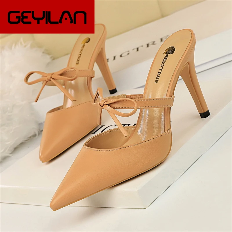 Pointed Heels Valentine Shoes Mules High Heels Dress Shoes Women Fetish High Heel Slippers Women Pumps Elegant Shoes For Woman
Pointed Heels Valentine Shoes Mules High Heels Dress Shoes Women Fetish High Heel Slippers Women Pumps Elegant Shoes For Woman