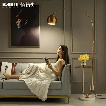 The Nordic Fishing Floor Living Room Bedroom Sofa Bedside Simple Creative Light Luxury Marble Coffee Table with a Standing Lamp
The Nordic Fishing Floor Living Room Bedroom Sofa Bedside Simple Creative Light Luxury Marble Coffee Table with a Standing Lamp