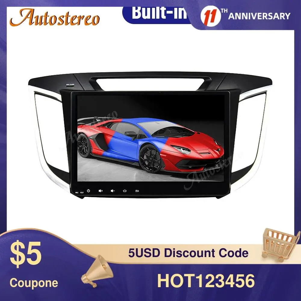 For Hyundai IX25 2014-2018 Android 10.0 64GB PX6 Auto GPS Navigation Multimedia Player Auto Radio Tape Recorder
For Hyundai IX25 2014-2018 Android 10.0 64GB PX6 Auto GPS Navigation Multimedia Player Auto Radio Tape Recorder