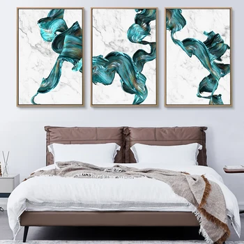 Marble Abstract Print Wall Art Canvas Painting Modern Green and White Posters Turquoise Home Decor Living Room Decoration
Marble Abstract Print Wall Art Canvas Painting Modern Green and White Posters Turquoise Home Decor Living Room Decoration