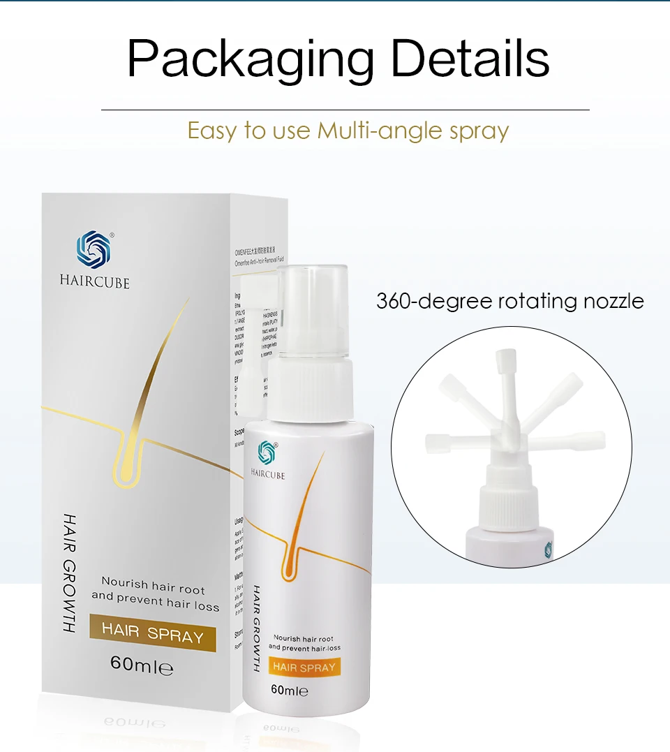 HAIRCUBE 3Pcs Fast Hair Growth Essence Anti Hair Loss Treatment hair care products Dense Thick Nourish Hair Roots Regrowth spray HAIRCUBE 3Pcs Fast Hair Growth Essence Anti Hair Loss Treatment hair care products Dense Thick Nourish Hair Roots Regrowth spray