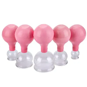 5Pcs Vacuum Massage Jars Chinese Medical Vacuum Cans For Body Back Therapy Silicone Head Glass Suction Cups Sucker Cupping Set
5Pcs Vacuum Massage Jars Chinese Medical Vacuum Cans For Body Back Therapy Silicone Head Glass Suction Cups Sucker Cupping Set