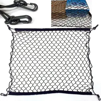 Multifunction Car Back Rear Trunk Seat Elastic String Mesh Net Cargo Organizer Carrying Storage Bag Luggage Holder 4 Hooks 
Multifunction Car Back Rear Trunk Seat Elastic String Mesh Net Cargo Organizer Carrying Storage Bag Luggage Holder 4 Hooks