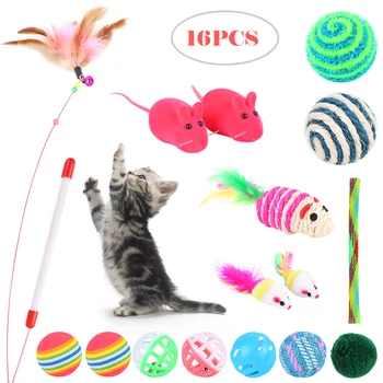 16pcs/set Interactive Training Chew Ball Toy For Pet Cat Dog Funny Pet Cat Kitten Develop Bell Ball Toy #15
16pcs/set Interactive Training Chew Ball Toy For Pet Cat Dog Funny Pet Cat Kitten Develop Bell Ball Toy #15