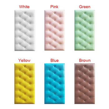 DIY 3D Self Adhesive Wall Sticker Solid Color PU Leather Foam Wall Decal Home Hotel KTV Decoration 30*60*1.8CM
DIY 3D Self Adhesive Wall Sticker Solid Color PU Leather Foam Wall Decal Home Hotel KTV Decoration 30*60*1.8CM