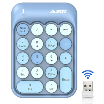 HOT-AJAZZ AK18 2.4G Wireless Digital Keypad Financial,Accounting External Round Keycap Wireless Mini Keyboard Power Saving
HOT-AJAZZ AK18 2.4G Wireless Digital Keypad Financial,Accounting External Round Keycap Wireless Mini Keyboard Power Saving