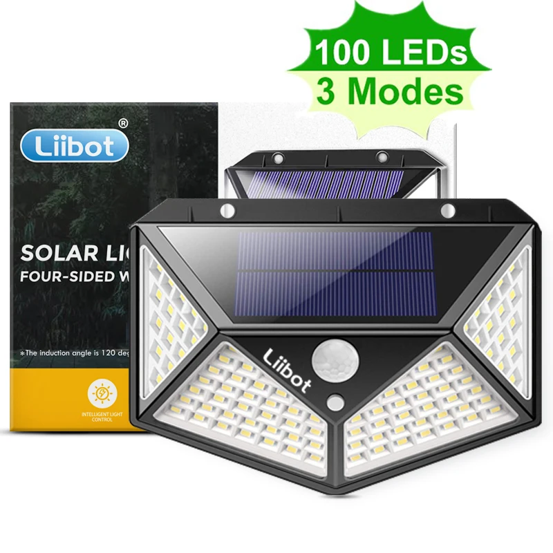 3Modes 100 LED Solar Light Outdoor Solar Lamp Powered Sunlight Waterproof PIR Motion Sensor Street Light for Garden Decoration
3Modes 100 LED Solar Light Outdoor Solar Lamp Powered Sunlight Waterproof PIR Motion Sensor Street Light for Garden Decoration