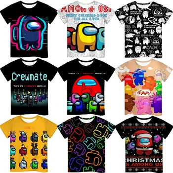 Summer 3D Print Game Among Us T Shirt for Girls Boys Teens Kids Cartoon T-shirt Children Short Sleeve Anime Tshirt Tee Tops Gift
Summer 3D Print Game Among Us T Shirt for Girls Boys Teens Kids Cartoon T-shirt Children Short Sleeve Anime Tshirt Tee Tops Gift