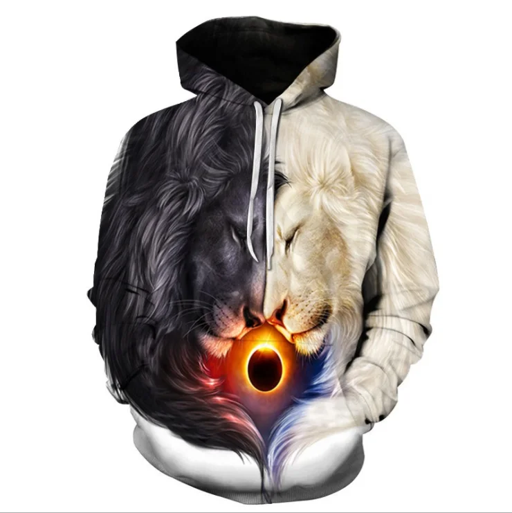 3D Print Men Woman Hunting An Oncoming Lion Long-Sleeved Hooded Jacket Autumn American Plus Size Casual Hip-Hop Street Clothes
3D Print Men Woman Hunting An Oncoming Lion Long-Sleeved Hooded Jacket Autumn American Plus Size Casual Hip-Hop Street Clothes