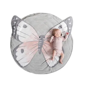 Baby Play Mat Cartoon Butterfly Game Crawling Rugs Mats For Kids Toys Foldable Cotton Round Floor Carpet Nordic Baby Room Decor 
Baby Play Mat Cartoon Butterfly Game Crawling Rugs Mats For Kids Toys Foldable Cotton Round Floor Carpet Nordic Baby Room Decor