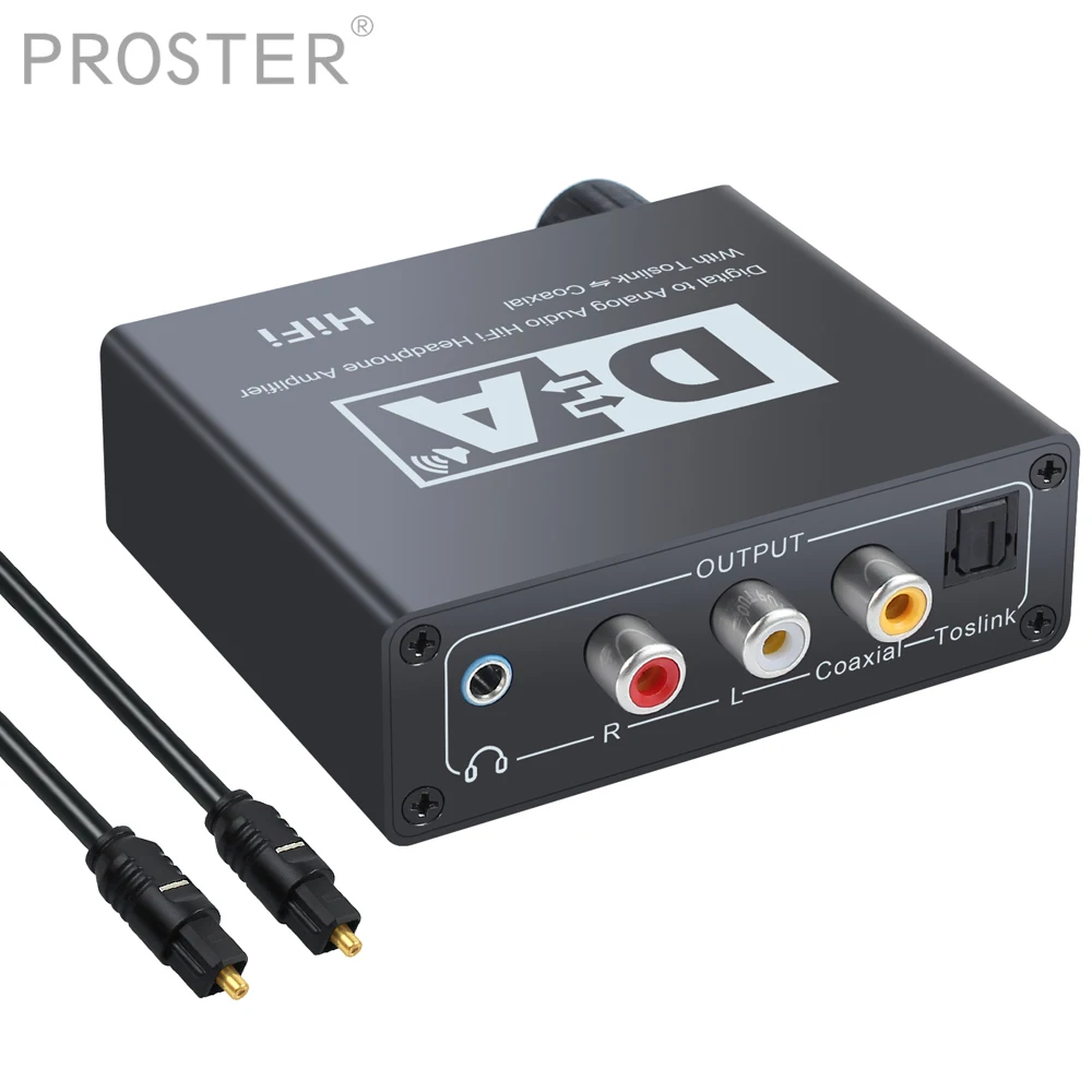 Прямонаправленный коаксиальный аудиоцап Toslink HiFi DC 5V aduio DAC конвертер rca