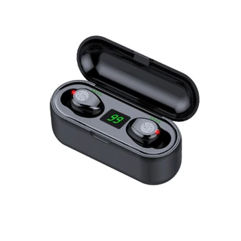 F9 Bluetooth V5.0 Earphone Wireless Earphones Stereo Sport Wireless Headphones Earbuds headset 2000 mAh Power For iPhone Xiaomi 
F9 Bluetooth V5.0 Earphone Wireless Earphones Stereo Sport Wireless Headphones Earbuds headset 2000 mAh Power For iPhone Xiaomi