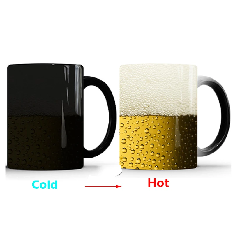 350mL Beer Color Changing Magic Mug Heat Sensitive Tea Cup Coffee Mug Creative Ceramics Cups for Your Kids Or Friends Gifts
350mL Beer Color Changing Magic Mug Heat Sensitive Tea Cup Coffee Mug Creative Ceramics Cups for Your Kids Or Friends Gifts