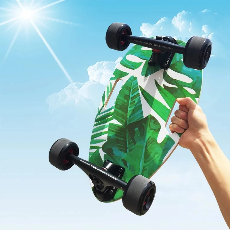 Portable Fish Board Mini Maple 4 Wheels Wide Plate Step Skateboard Fashion Walk Scooter Melon Seed Shape For Beginners Adults
Portable Fish Board Mini Maple 4 Wheels Wide Plate Step Skateboard Fashion Walk Scooter Melon Seed Shape For Beginners Adults