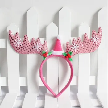 New Colorful Sequins Antlers Headband Deer Elk Horn Headwear Hair Accessories Christmas Party Favor Gift
New Colorful Sequins Antlers Headband Deer Elk Horn Headwear Hair Accessories Christmas Party Favor Gift