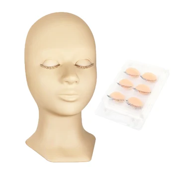 Grafting Eyelash Extension Massage Mannequin Head Replaced Eye Facial Makeup Practice Cosmetic Model Professional Training Heads
Grafting Eyelash Extension Massage Mannequin Head Replaced Eye Facial Makeup Practice Cosmetic Model Professional Training Heads