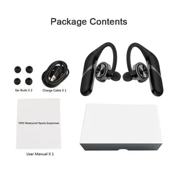 Wireless Bluetooth Sport Earbuds with Mic in-ear Headphones Stereo HIFI Handsfree Headset Earhook Type True Bluetooth Earphone
Wireless Bluetooth Sport Earbuds with Mic in-ear Headphones Stereo HIFI Handsfree Headset Earhook Type True Bluetooth Earphone