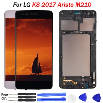 M210 LCD For LG K8 2017 Display M200 M210 US215 LCD Touch Screen Digitizer with Frame Full Assembly Black Silver color MS210 LCD
M210 LCD For LG K8 2017 Display M200 M210 US215 LCD Touch Screen Digitizer with Frame Full Assembly Black Silver color MS210 LCD