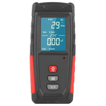 WT3121 Handheld Digital LCD EMF Meter Electromagnetic Radiation Tester Electric Field Magnetic Field Dosimeter Detector
WT3121 Handheld Digital LCD EMF Meter Electromagnetic Radiation Tester Electric Field Magnetic Field Dosimeter Detector