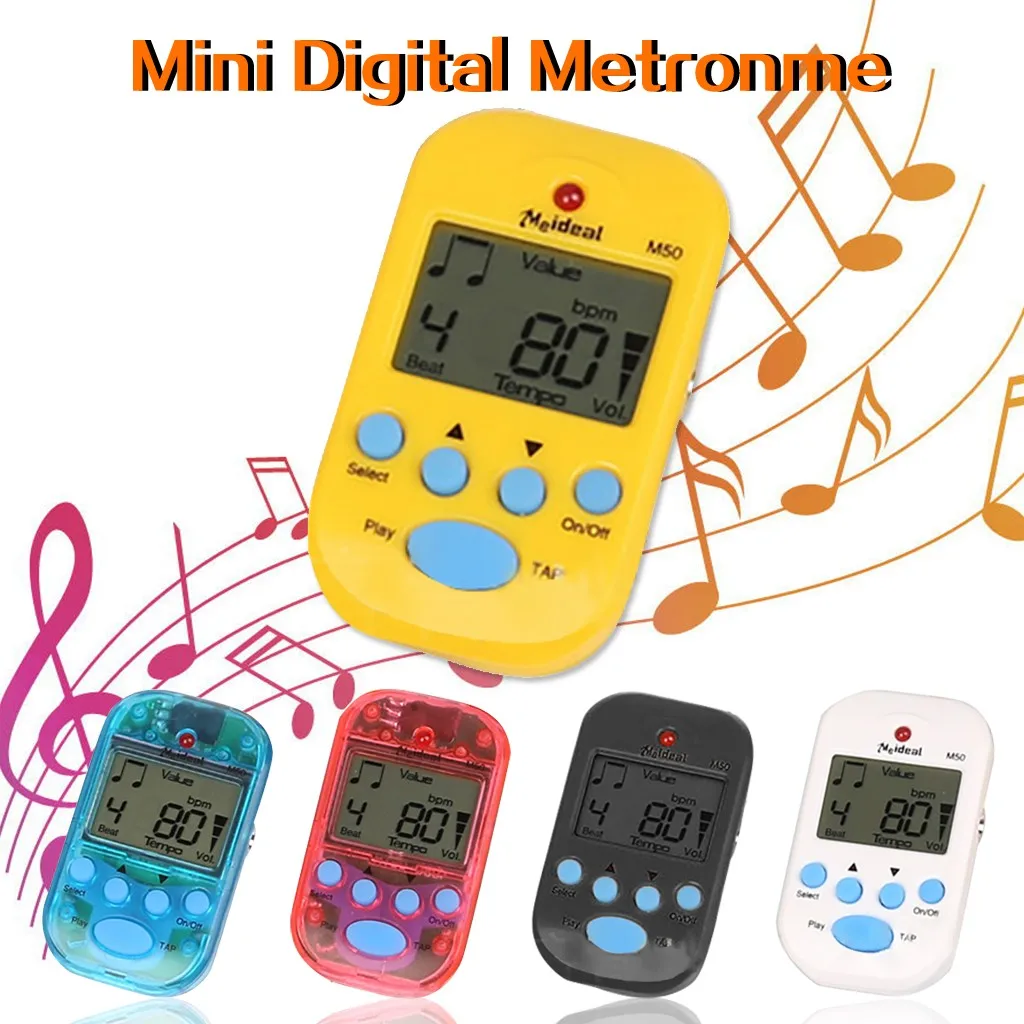 Meideal Digital Beat Machine Clip-On Pocky Electronic Lanyard Hole Design Easily Fixed Beat Machine
Meideal Digital Beat Machine Clip-On Pocky Electronic Lanyard Hole Design Easily Fixed Beat Machine