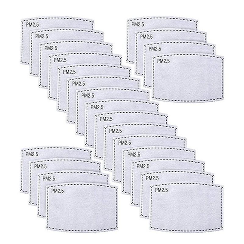 200Pcs PM2.5 Activated Carbon Filters, 6 Layers Replaceable Anti Haze Filters, Protective Mouth Filters for Kids/Adult
200Pcs PM2.5 Activated Carbon Filters, 6 Layers Replaceable Anti Haze Filters, Protective Mouth Filters for Kids/Adult