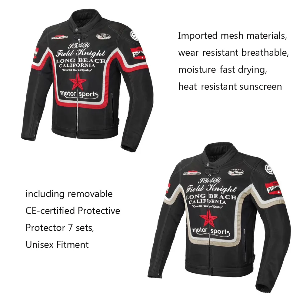 Knight823 Jacket For Racing Clothing Sets/Oxford Jacket /Motorcycle Jackets /Riding without Pants/Windproof Mesh Jacket Suit
Knight823 Jacket For Racing Clothing Sets/Oxford Jacket /Motorcycle Jackets /Riding without Pants/Windproof Mesh Jacket Suit