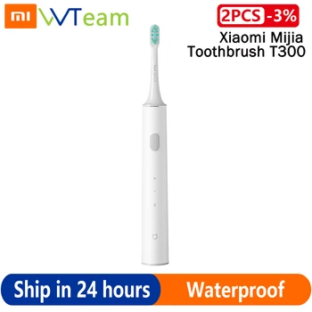 Xiaomi Mijia T300 Sonic Electric Toothbrush IPX7 Waterproof With Original Tooth Brush High Frequency Vibration Magnetic Motor
Xiaomi Mijia T300 Sonic Electric Toothbrush IPX7 Waterproof With Original Tooth Brush High Frequency Vibration Magnetic Motor