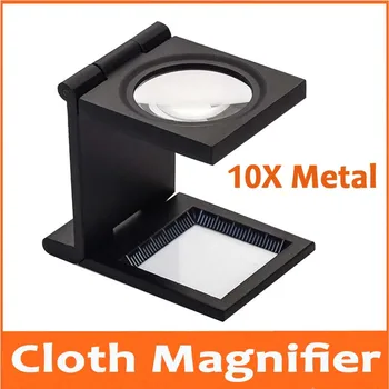 10 Times 28mm Lens Metal Foldable Cloth Magnifier Loupe Stand Cloth Measurement 10X Magnifying Glass with Reading Scale 1mm
10 Times 28mm Lens Metal Foldable Cloth Magnifier Loupe Stand Cloth Measurement 10X Magnifying Glass with Reading Scale 1mm