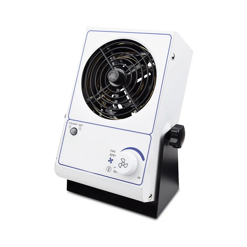 

Professional Anti-static Ion Fan Desktop Static Eliminator 110V/60Hz or 220V/50Hz 45~110CFM 40cm*60cm YZ
