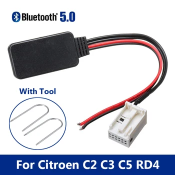 12Pin Bluetooth Module RD4 Wireless Radio Stereo AUX-IN Aux Cable Adapter + Tool For Citroen C2 C3 C4 C6 C5 C8
12Pin Bluetooth Module RD4 Wireless Radio Stereo AUX-IN Aux Cable Adapter + Tool For Citroen C2 C3 C4 C6 C5 C8