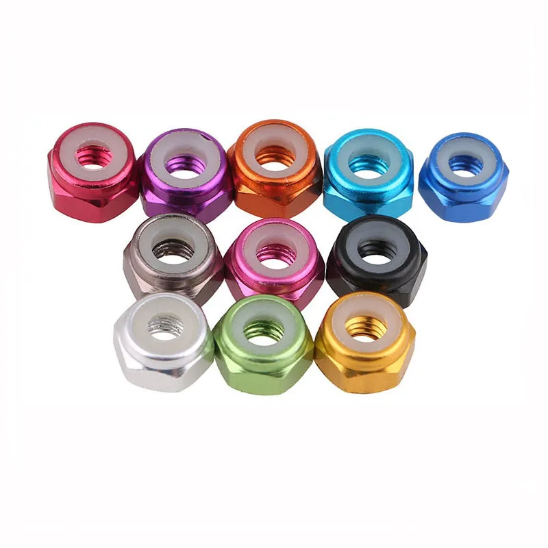 50PCS M3 colourful Aluminum Alloy Nylon Insert Lock Nut Self-Locking Nut for RC multi axis helicopter
50PCS M3 colourful Aluminum Alloy Nylon Insert Lock Nut Self-Locking Nut for RC multi axis helicopter