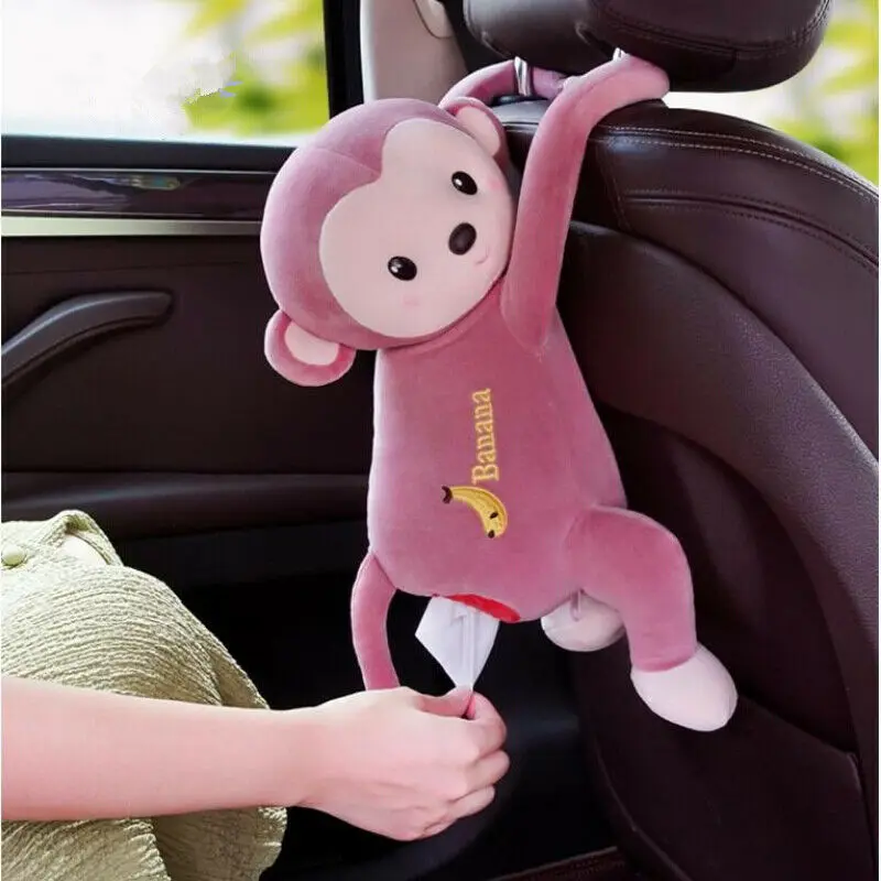 Creative Cartoon Tissue Box Cover Car Seat Pippi Monkey Paper Case Napkin Holder Animal Tissue Box Holder Hanging Paper Napkin
Creative Cartoon Tissue Box Cover Car Seat Pippi Monkey Paper Case Napkin Holder Animal Tissue Box Holder Hanging Paper Napkin