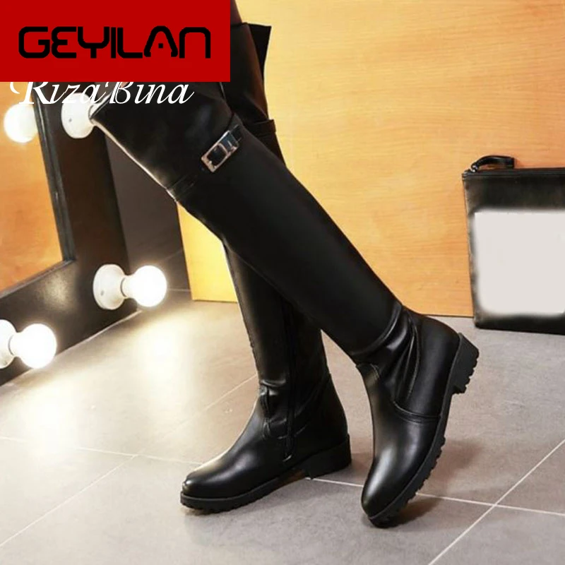 Size 33-43 Women Over Knee Boots Concise Round Toe Zipper Fur Warm Boots Winter Daily Fashion Shoes Women Footwear
Size 33-43 Women Over Knee Boots Concise Round Toe Zipper Fur Warm Boots Winter Daily Fashion Shoes Women Footwear