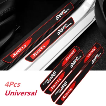 4PCS Black Rubber Car Door Scuff Sill Cover Panel Step Protector Sport Style Bumper Corner Protector 
4PCS Black Rubber Car Door Scuff Sill Cover Panel Step Protector Sport Style Bumper Corner Protector