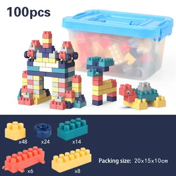 Particle Plastic Building Blocks with Box Multi Color Assembly DIY Self-Locking Bricks Educational Toy for Kids
Particle Plastic Building Blocks with Box Multi Color Assembly DIY Self-Locking Bricks Educational Toy for Kids