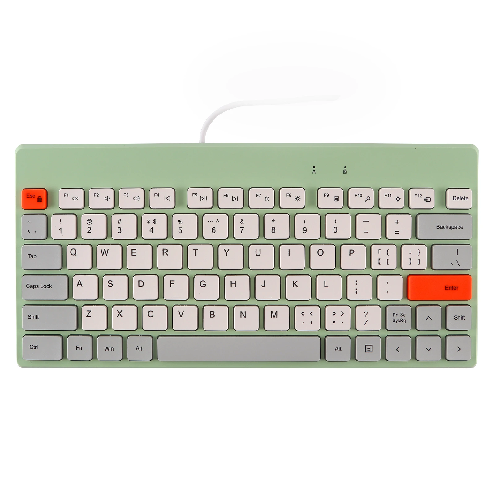 

79 Keys Wired Keyboard Portable Silent Mini Cute Ergonomic Keypad USB Creative Gift Keyboard For Laptop PC Notebook Desktop