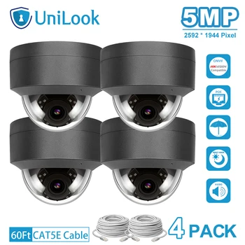 5MP POE IP Camera 4PCS Gray In Package Outdoor Security Camera Built-in Mic IP66 IR 30m Hikvision Compatible Onvif H.265
5MP POE IP Camera 4PCS Gray In Package Outdoor Security Camera Built-in Mic IP66 IR 30m Hikvision Compatible Onvif H.265