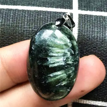 Natural Green Seraphinite Necklace Pendant Jewelry For Woman Lady Men 30x20x9mm Silver Oval Beads Crystal Clear Gemstone AAAAA
Natural Green Seraphinite Necklace Pendant Jewelry For Woman Lady Men 30x20x9mm Silver Oval Beads Crystal Clear Gemstone AAAAA