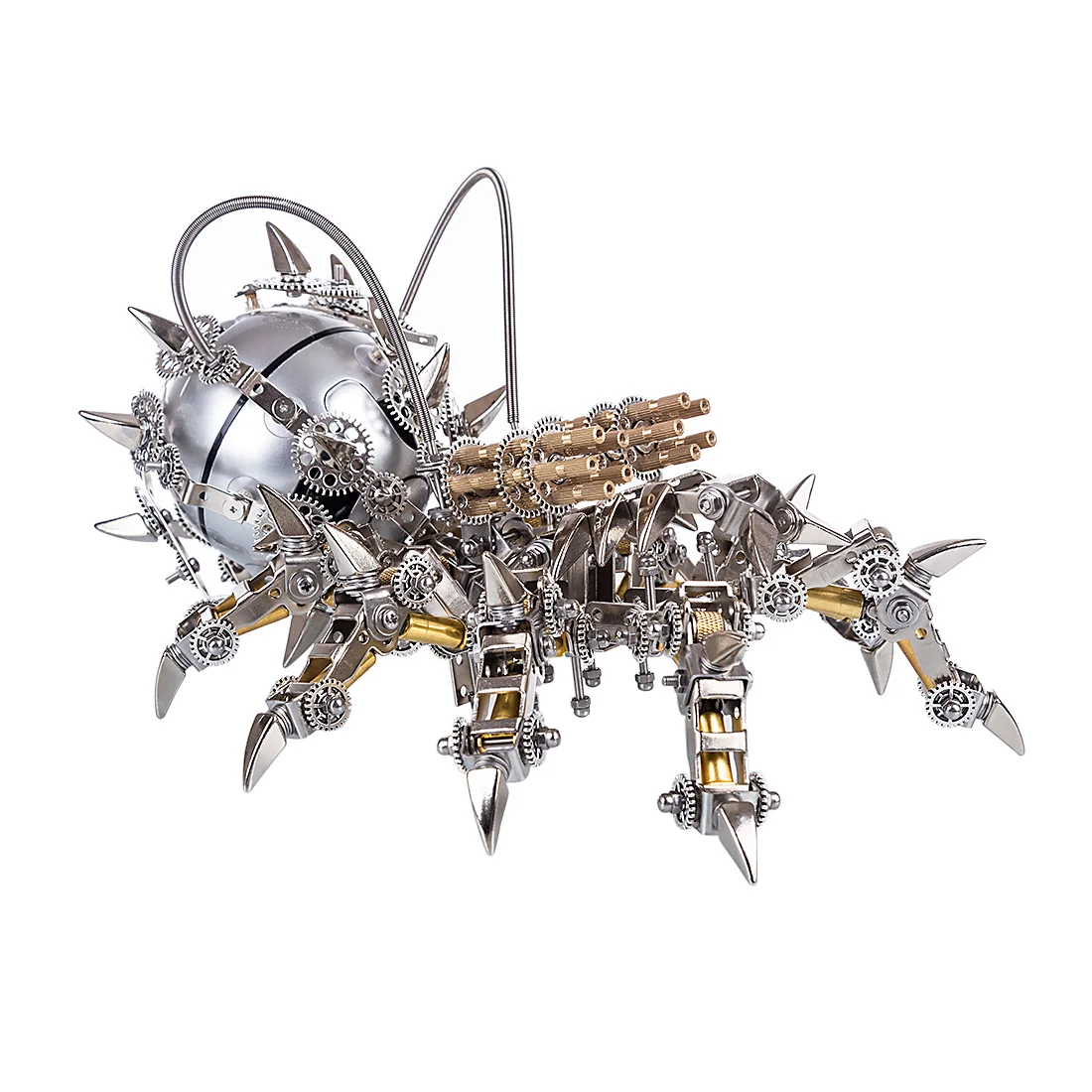 DIY Assembled Model Kit 3D Stainless Steel Mechanical Model Bluetooth Audio Gear Model - Tarantulas/Mantis/ Vehicle/War Scorpion
DIY Assembled Model Kit 3D Stainless Steel Mechanical Model Bluetooth Audio Gear Model - Tarantulas/Mantis/ Vehicle/War Scorpion