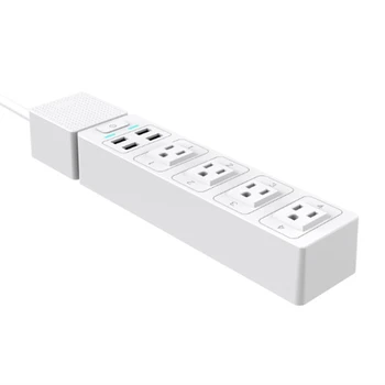Wifi Smart Power Strip,Mobile Phone APP Control,Voice Control, Independent Position with USB Interface US Plug
Wifi Smart Power Strip,Mobile Phone APP Control,Voice Control, Independent Position with USB Interface US Plug