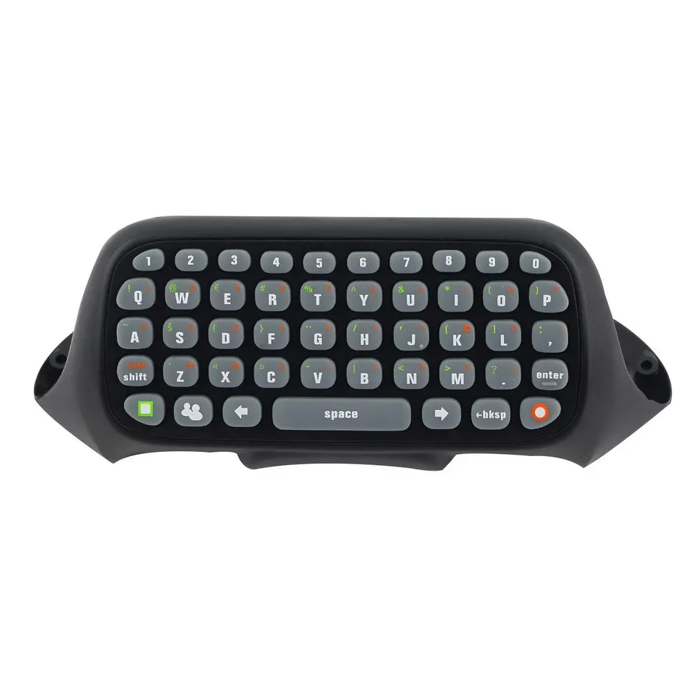 Mini Keyboard Wireless Controller Text Messenger Keyboard 47 keys Chatpad Keypad for Xbox 360 Game Controller Black
Mini Keyboard Wireless Controller Text Messenger Keyboard 47 keys Chatpad Keypad for Xbox 360 Game Controller Black