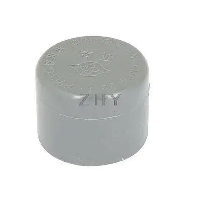 32mm Inner Diameter PVC Water Hose Pipe Adapter Coupler Stop End Gray