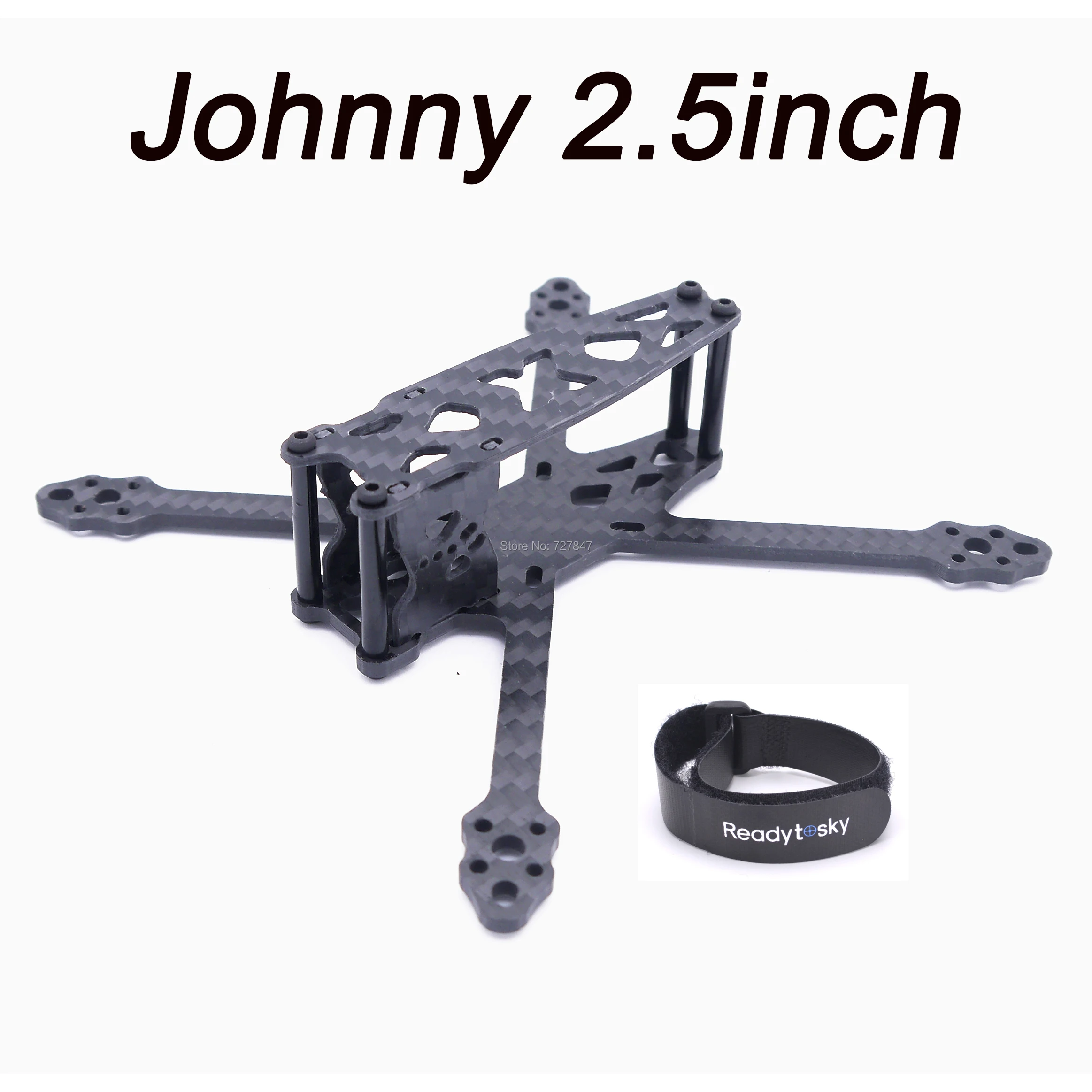 Johnny 2.5inch 125 125mm X type FPV Tiny Frame with 2.5mm bottom plate for FPV Racing Drone kit
Johnny 2.5inch 125 125mm X type FPV Tiny Frame with 2.5mm bottom plate for FPV Racing Drone kit