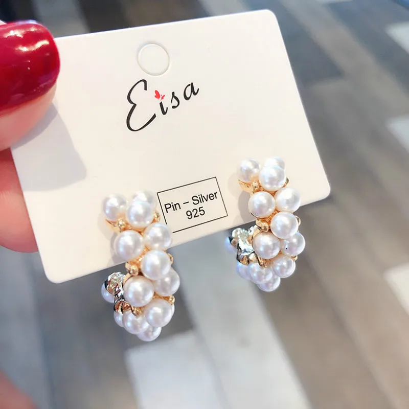 Classic Simulated-pearl Round Women Dangle Earrings Retro Simple Size Pearl C-shaped Earrings Drop Earrings Jewelry Earrings
Classic Simulated-pearl Round Women Dangle Earrings Retro Simple Size Pearl C-shaped Earrings Drop Earrings Jewelry Earrings