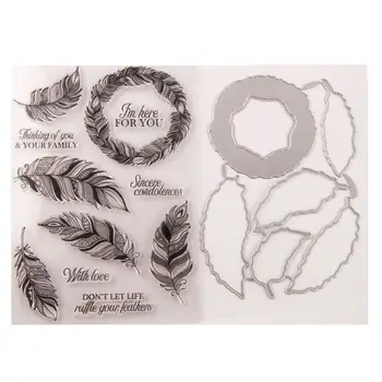 New Leaf Wreath Seal Stamp with Cutting Dies Stencil Set DIY Scrapbooking Embossing Photo Album Decor
New Leaf Wreath Seal Stamp with Cutting Dies Stencil Set DIY Scrapbooking Embossing Photo Album Decor