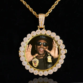 D&ZNew Custom Made Photo Roundness Pendant Openable Pendant Hip Hop Jewelry Personalized Cubic Zircon Chains Gift
D&ZNew Custom Made Photo Roundness Pendant Openable Pendant Hip Hop Jewelry Personalized Cubic Zircon Chains Gift