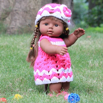 New 30cm All Vinyl Body Reborn Girl Lifelike Baby Doll DIY Hair Newborn Princess Toddler Toys Bonecas African Doll Birthday Gift
New 30cm All Vinyl Body Reborn Girl Lifelike Baby Doll DIY Hair Newborn Princess Toddler Toys Bonecas African Doll Birthday Gift