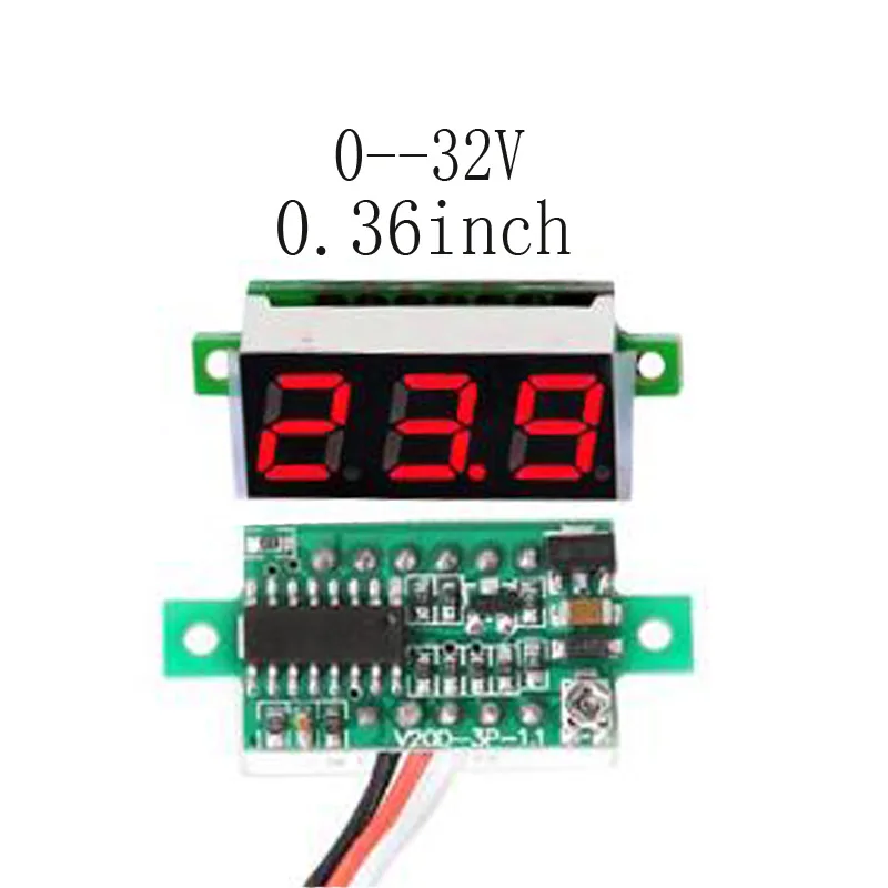 0.28/0.36/0.56 Digital display DC current/voltmeter digital tube