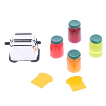 7pcs/set Mini 1:12 Doll House Miniature Bread Machine and jam Bread Slices for Dollhouse Decor Accessor Classic Kitchen Toys
7pcs/set Mini 1:12 Doll House Miniature Bread Machine and jam Bread Slices for Dollhouse Decor Accessor Classic Kitchen Toys